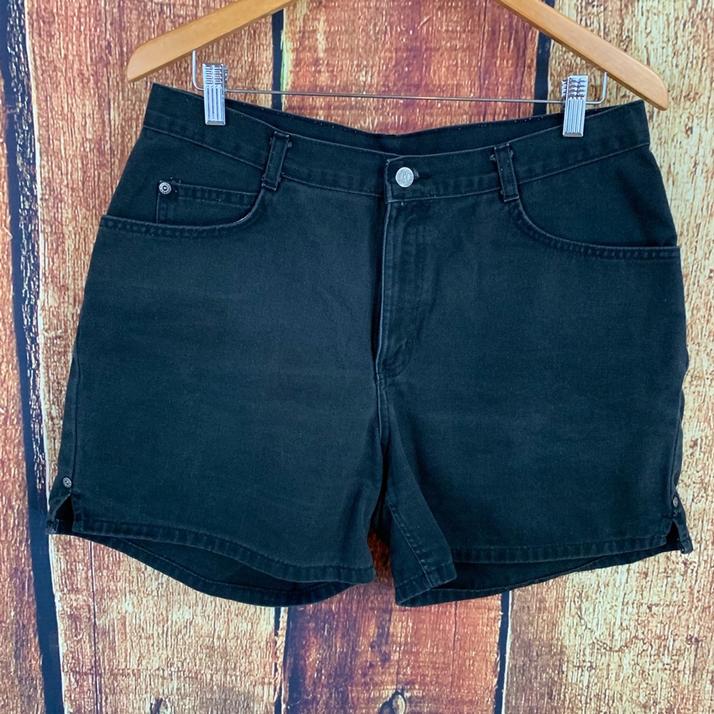 Riders black denim shorts